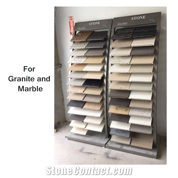 Metal Granite and Marble Display Rack