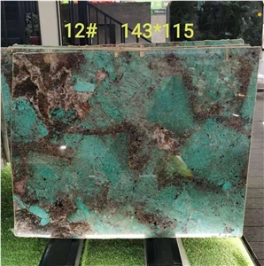 Brazil Amazon Green Quartzite Polished Countertop