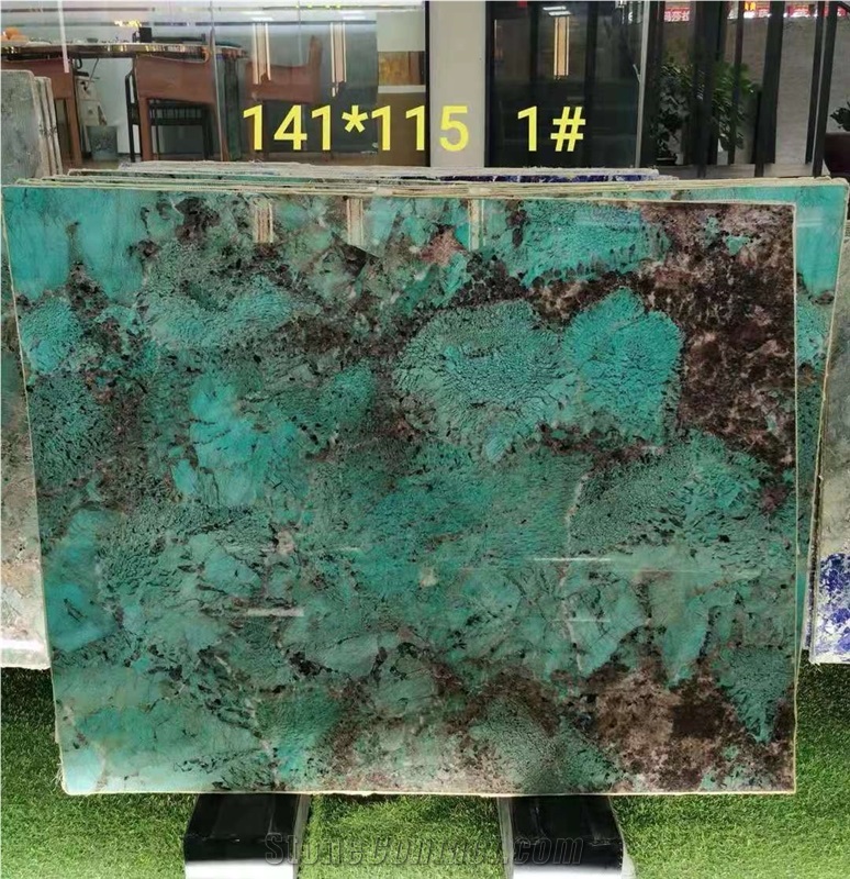 Brazil Amazon Green Quartzite Polished Tabletops