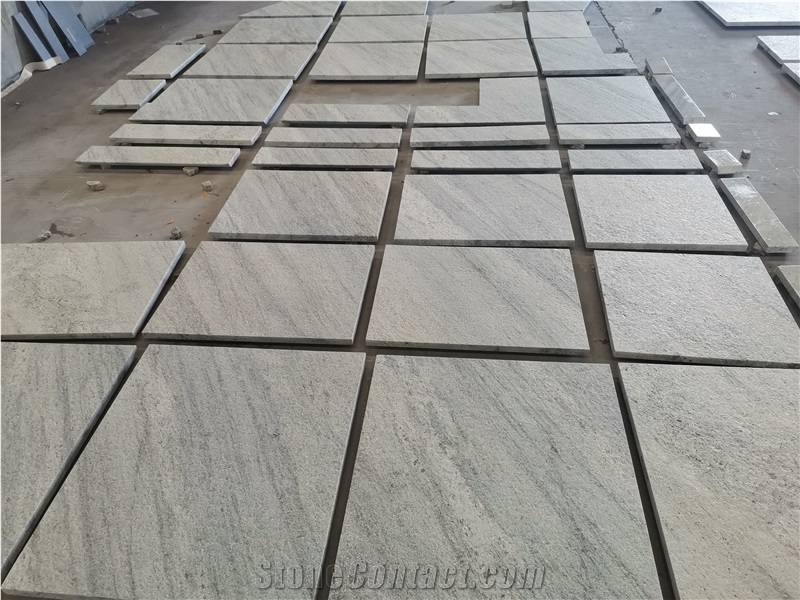 India River White Granite Flamed Wall Tiles