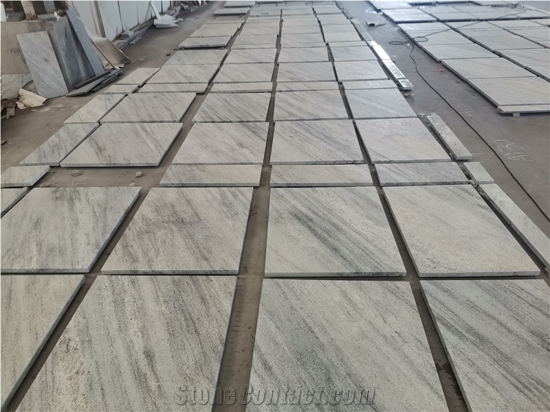 India River White Granite Flamed Wall Tiles