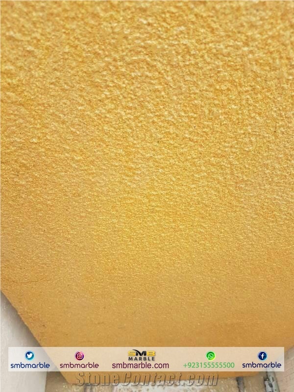 Sandstone Bush Hummered Tiles & Slabs