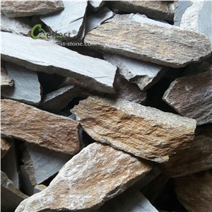 Rusty Quartzite Random Loose Wall Stone