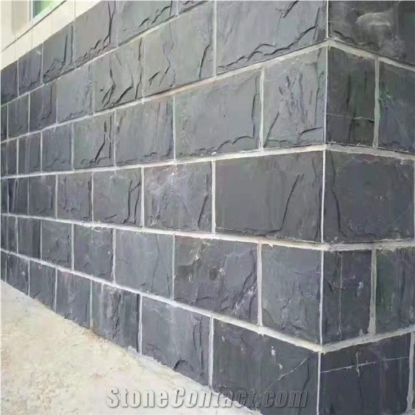 White Split Sandstone Mushroom Wall Feature Cladding Mushroomed Exterior Wall