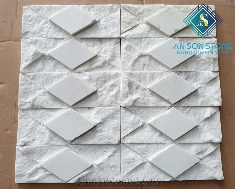 Beautiful Design White Marble Stone for Walls