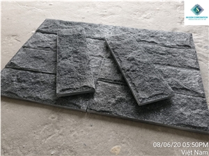 Black Mushroom Face Marble for Wall Decoration