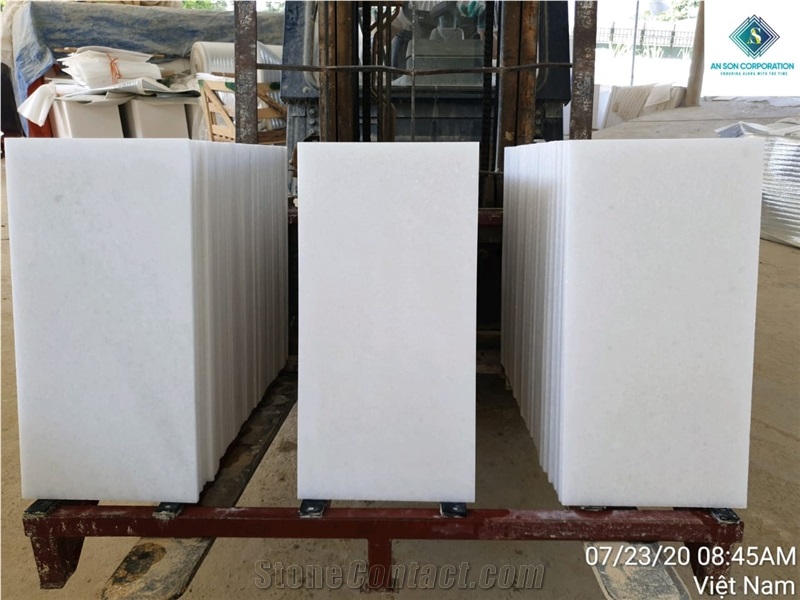 Crystal White Marble Tiles for Floors