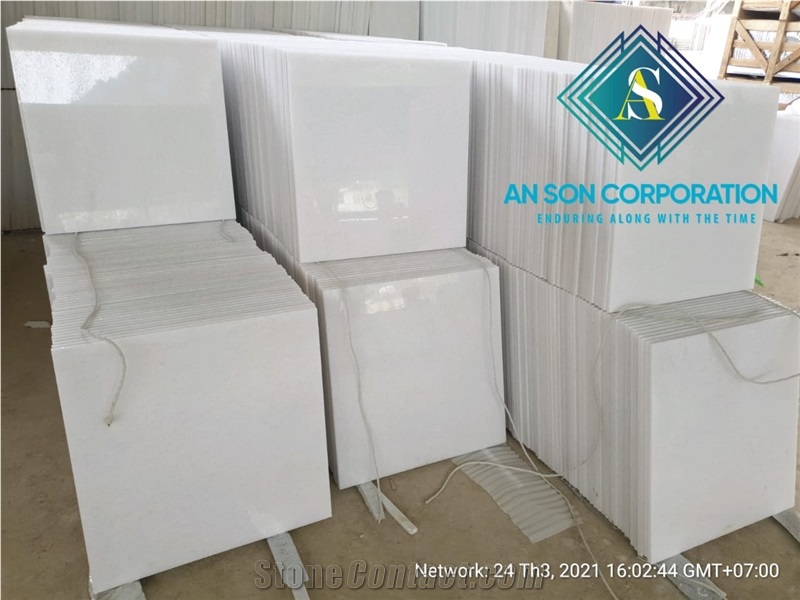 High Quality White Marble Tiles 60x60x1.5cm