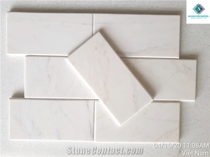 Milky White Marble Small Size for Wall Decoration