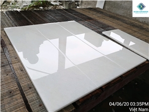 Natural White Marble Riser and Steps Size 33x120x2cm