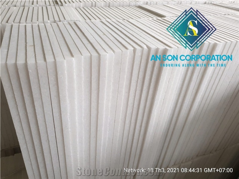 Vietnam White Marble Tiles for Big Projects 40x80x3cm