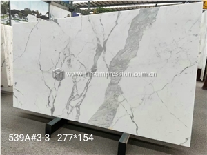 Hot Italy Calacatta White Marble Slabs,Cut to Size