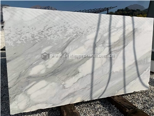 Italy Calacatta White Marble Slabs for Bookmatch