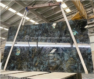 Labradorite Blue Granite Slabs,Tiles for Wall