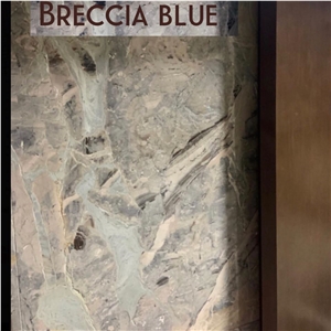 Breccia Blue Marble Slabs & Tiles