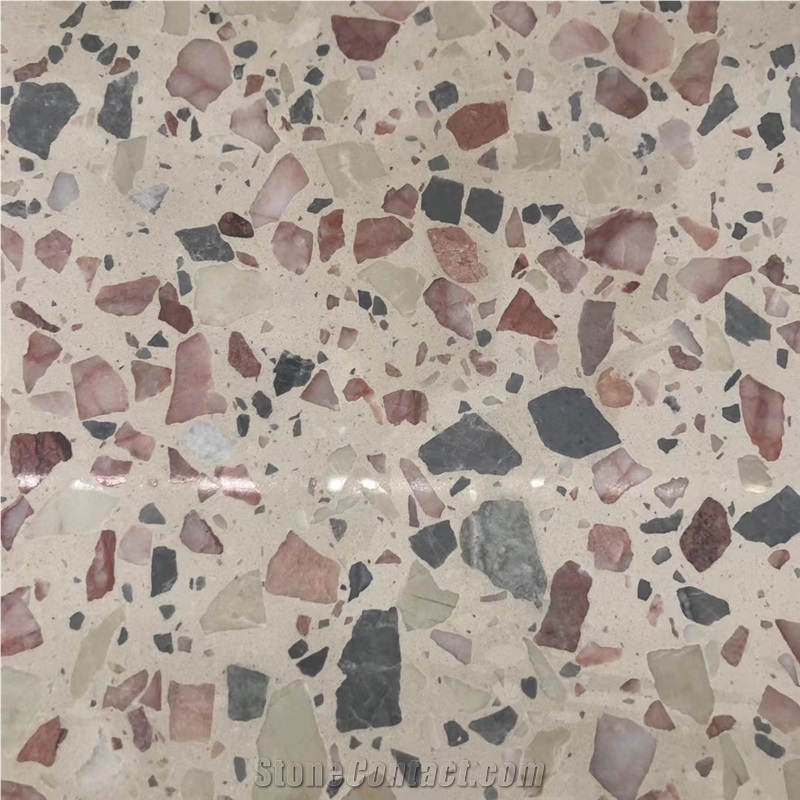 Terrazzo Tile Commercial Project Kitchen Floor Pattern