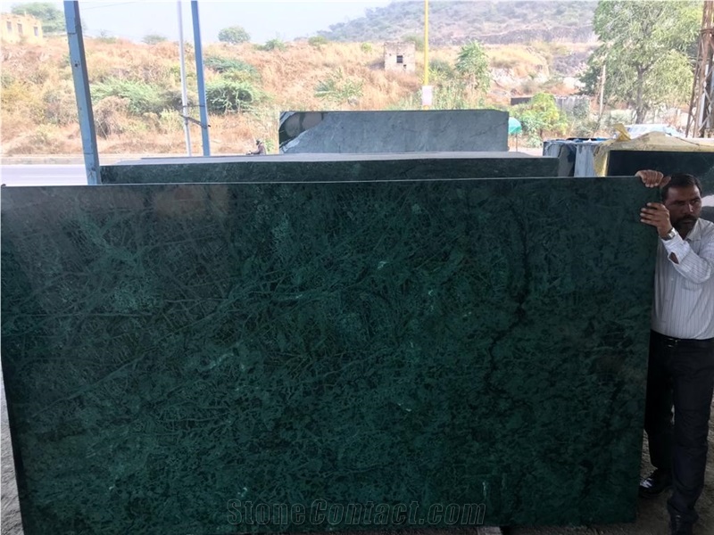 Verde Guatemala Marble Blocks, Forest Green Marble Blocks