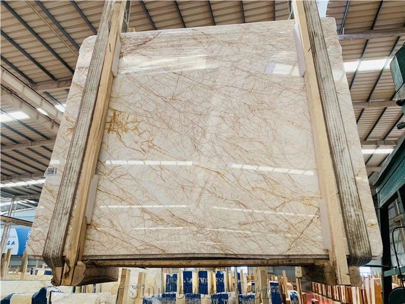 China Spider Pink Marble Slabs Interior Wall Tiles