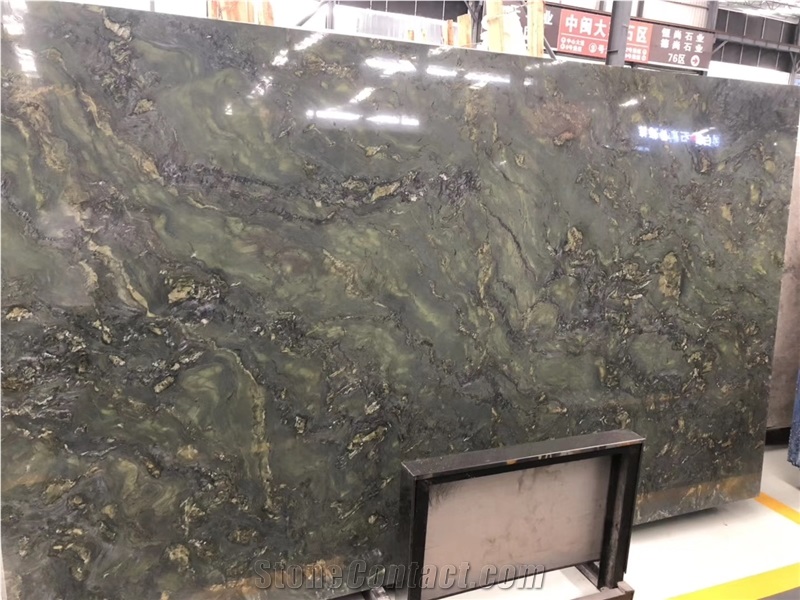 Dream Green Natural Marble Slabs Polished 2cm Tile