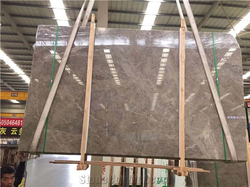 Maya Grey Marble Slabs Interior Wall Cladding