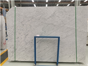 Top Bianco Carrara White Marble Big Polished Slabs