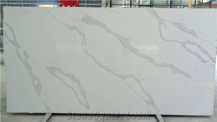 Great Polished Artificial Quartz Slabs for Tops