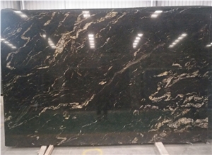 Natural Black Stone Granite Slabs, Indoor Design