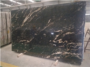 Natural Black Stone Granite Slabs, Indoor Design