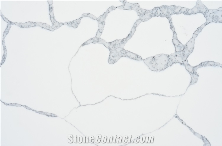 Polished White Quartz, Interior Stone Material