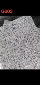 Popular Sawn Cut Polished Granite G603 Tile Slab