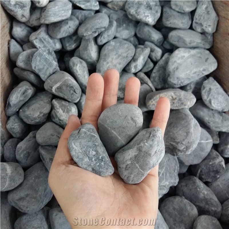Granite Pavers Black Pebble Stone