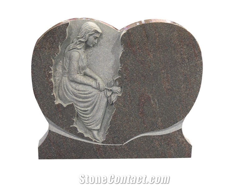 Angel Heart Monument,Gravestone,Headstone