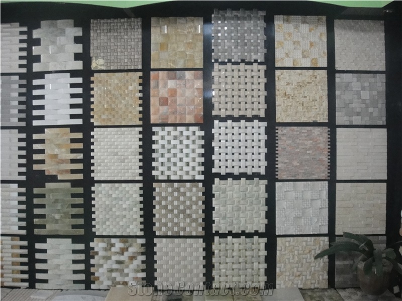 Pearl Shell Mosaic Linear Strips Mosaic
