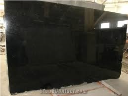 Absolute Black Granite Slabs Flooring Tiles