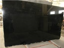 Absolute Black Granite Slabs Flooring Tiles