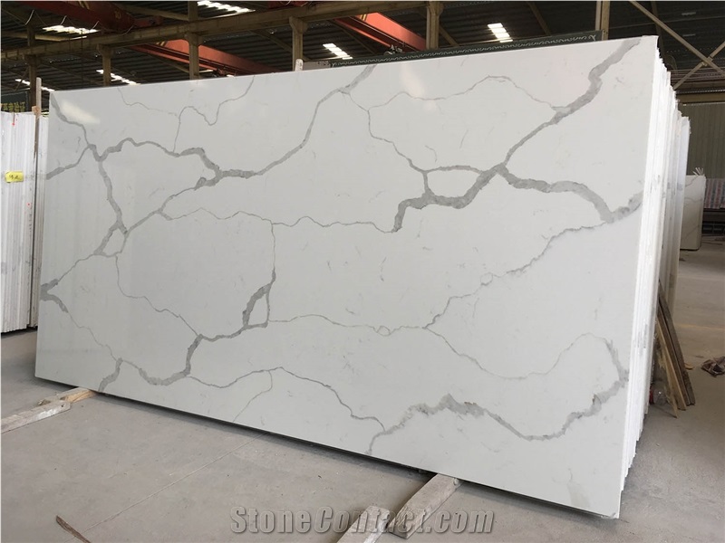 Calacatta White Marble Slabs Bathroom Floor Tiles