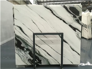 China Panda White Marble Slabs & Floor Tile