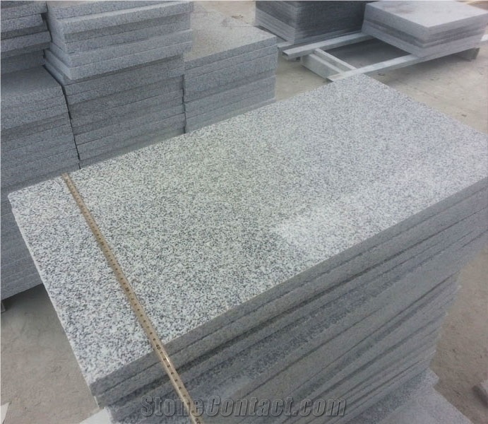 G603 White Granite Flamed Slabs & Tiles