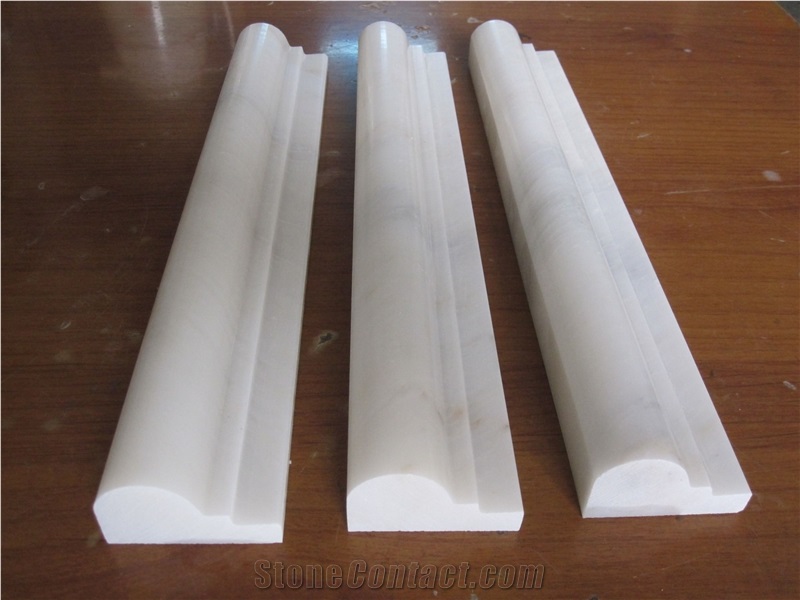 Natural Stone Marble Floor Molding Baseboard Profiles