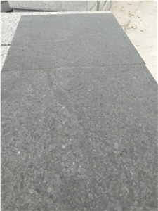 New G684 Black Granite Honed Slabs & Tiles