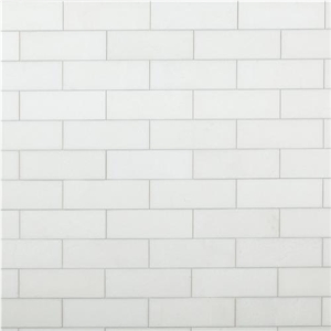 Thassos Brick Bathroom Floor&Wall Mosaic Tile