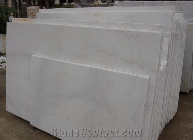 Volakas White Marble Slabs Floor Tiles Wall Tiles