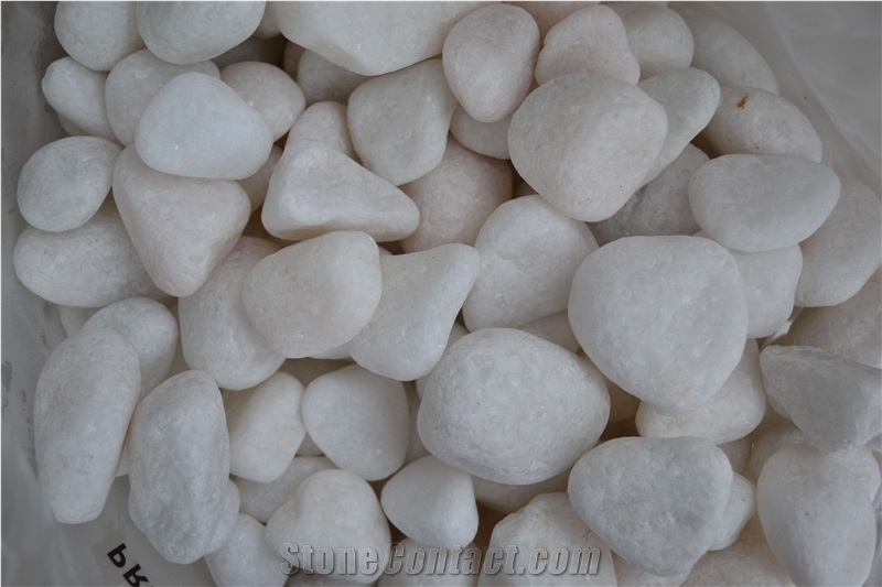 White Mixed Pebble Stone