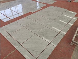 Carrara White Marble Slab Tile Floor Wall