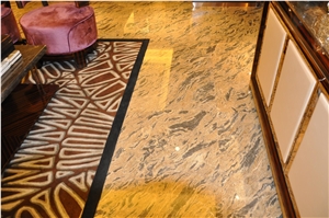 China Apollo Marble Beige Brown Slab Tile Floor Wall