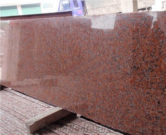 China Maple Red Granite G562 Slabs Tiles Floor