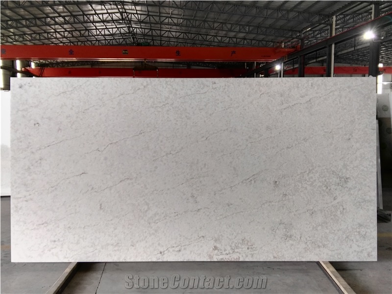 Chinese Artificial Crystal Quartz Stone Slab for Tale Tops