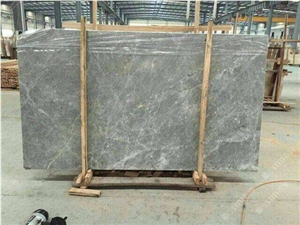 Chinese Silver Grey Marble Tiles Slabs Floor Step