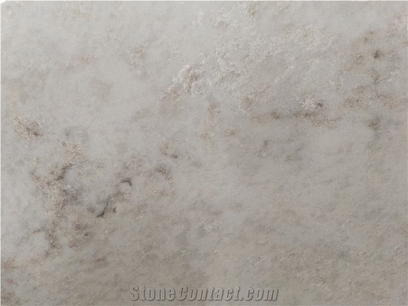 Engineered Carrara Quartz Stone Slab for Counter Top