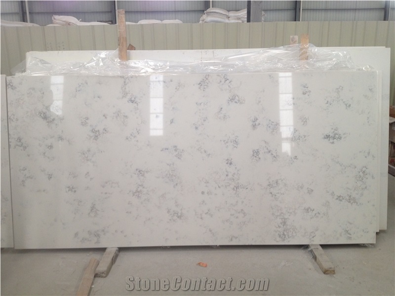 Factory Direct Cheap Price Artificial Carrara Quartz Slab